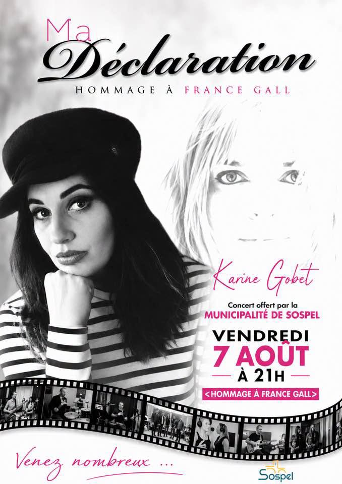 Spectacle – Ma déclaration – Hommage à France Gall